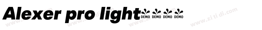 Alexer pro light字体转换